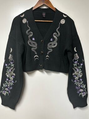 Snake Crop sweater - medium